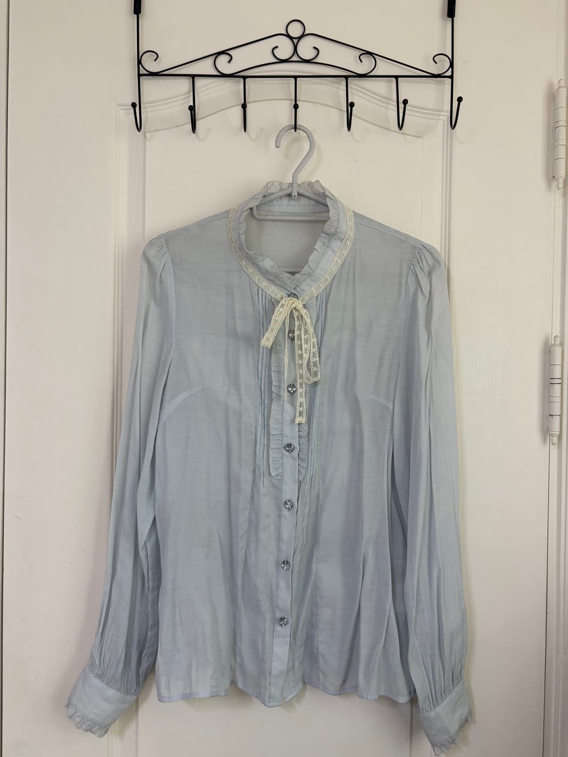 romantic blue blouse 상품이미지1