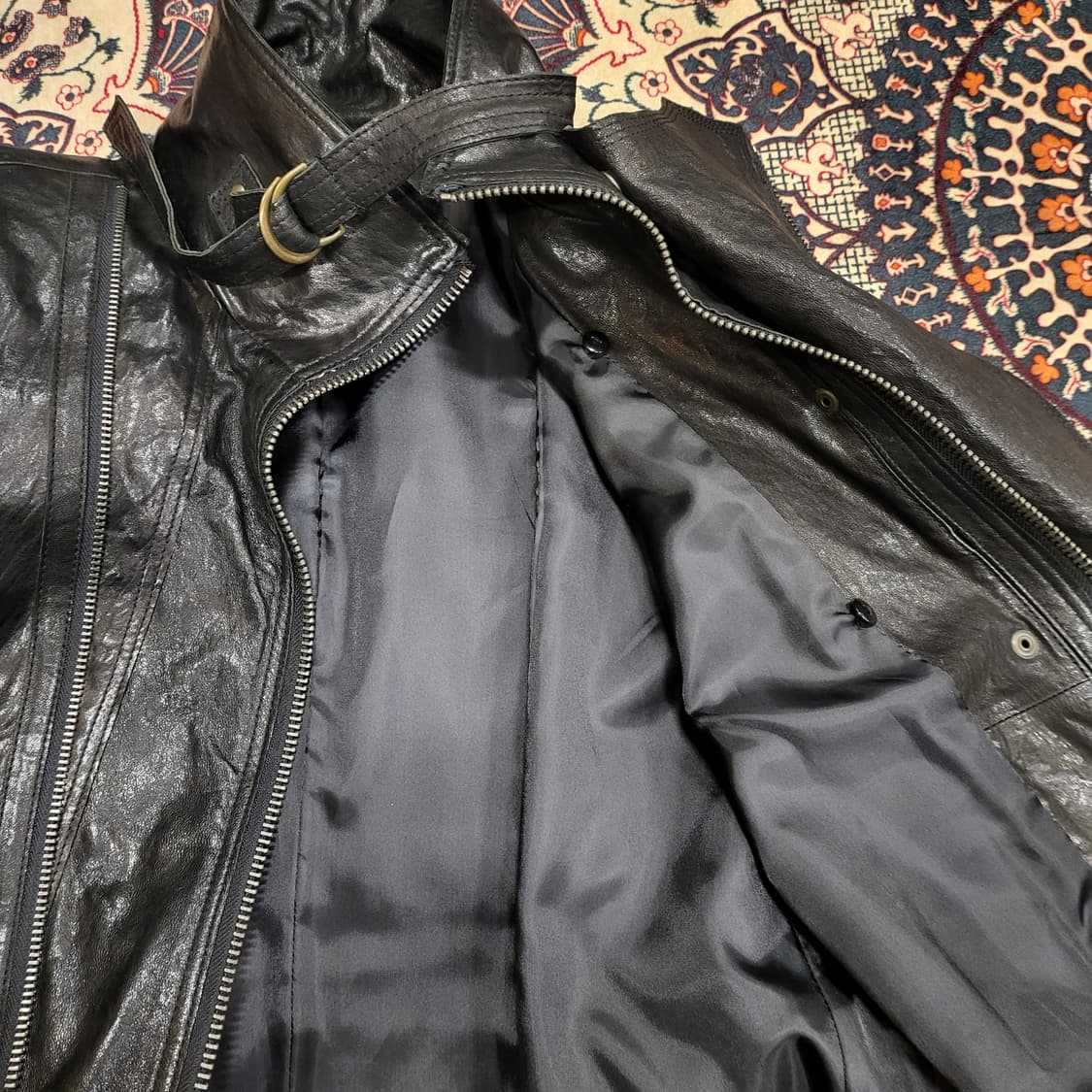 레더 롱 자켓 (66) 상품이미지7