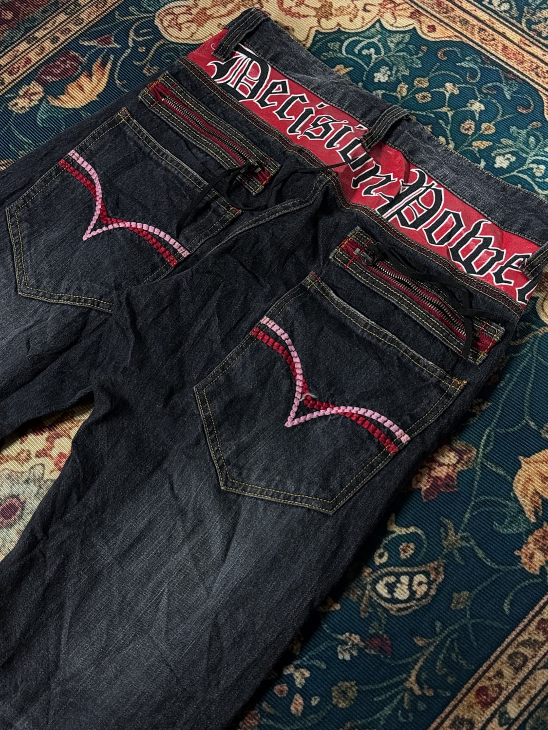JPN Y2K LETTERING PANTS 3715 상품이미지5