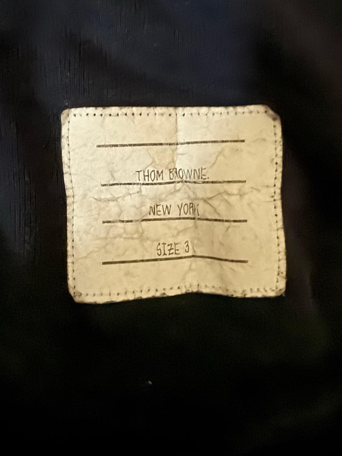 톰브라운 맨투맨 네이비 3size 상품이미지2