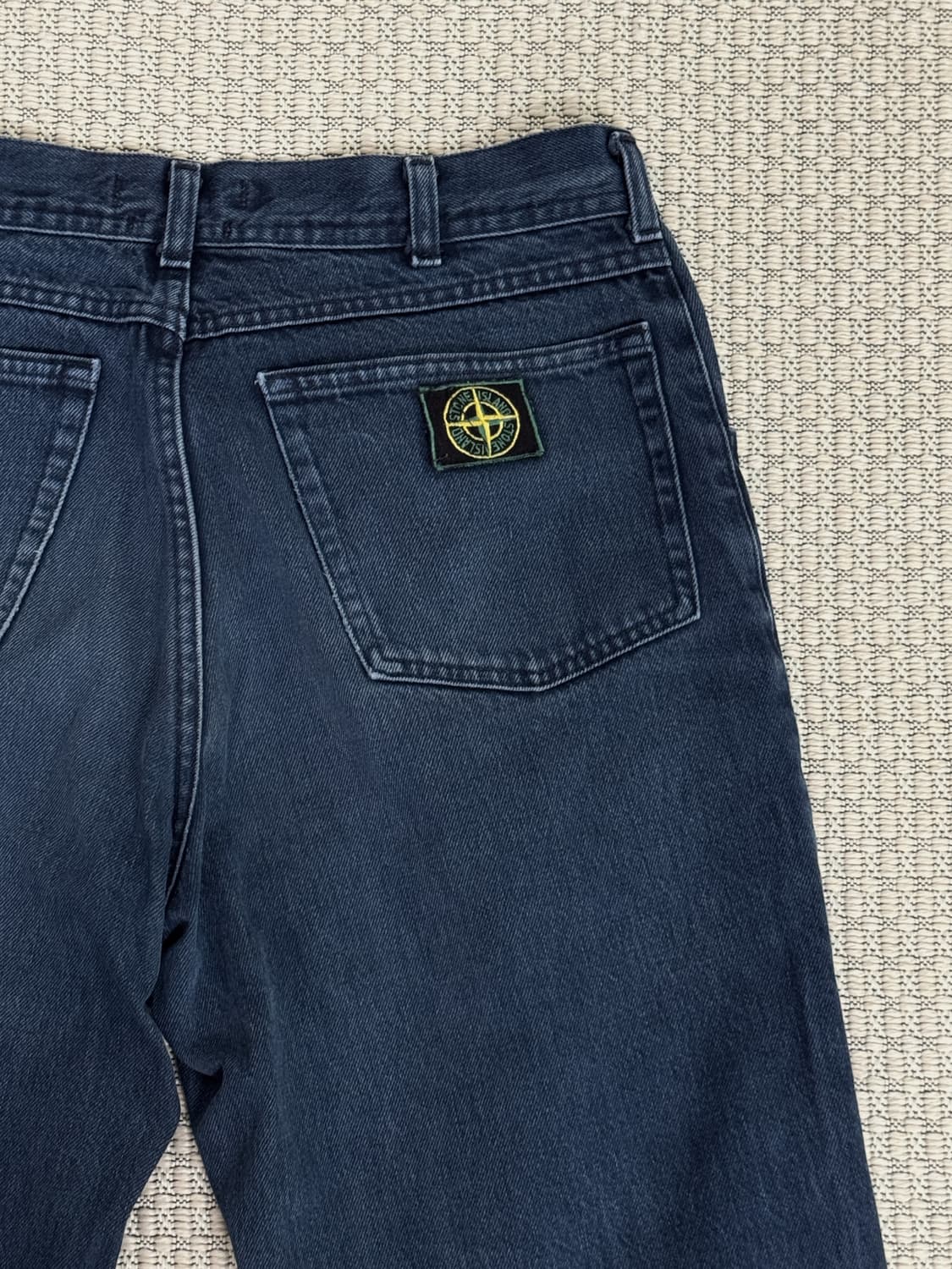 90s Green Edge Denim Jeans (48) 상품이미지1