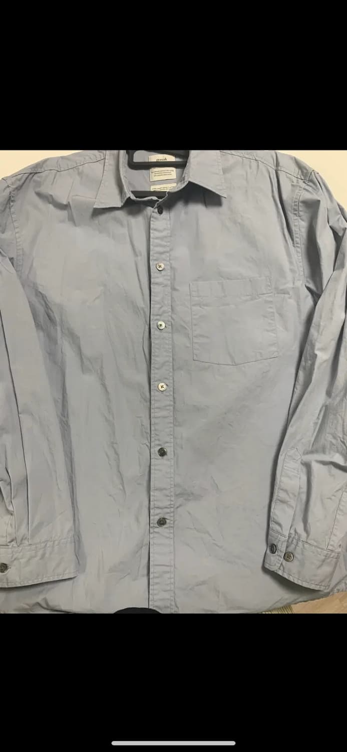 고낙 스틸 블루 셔츠 2사이즈 상품이미지1