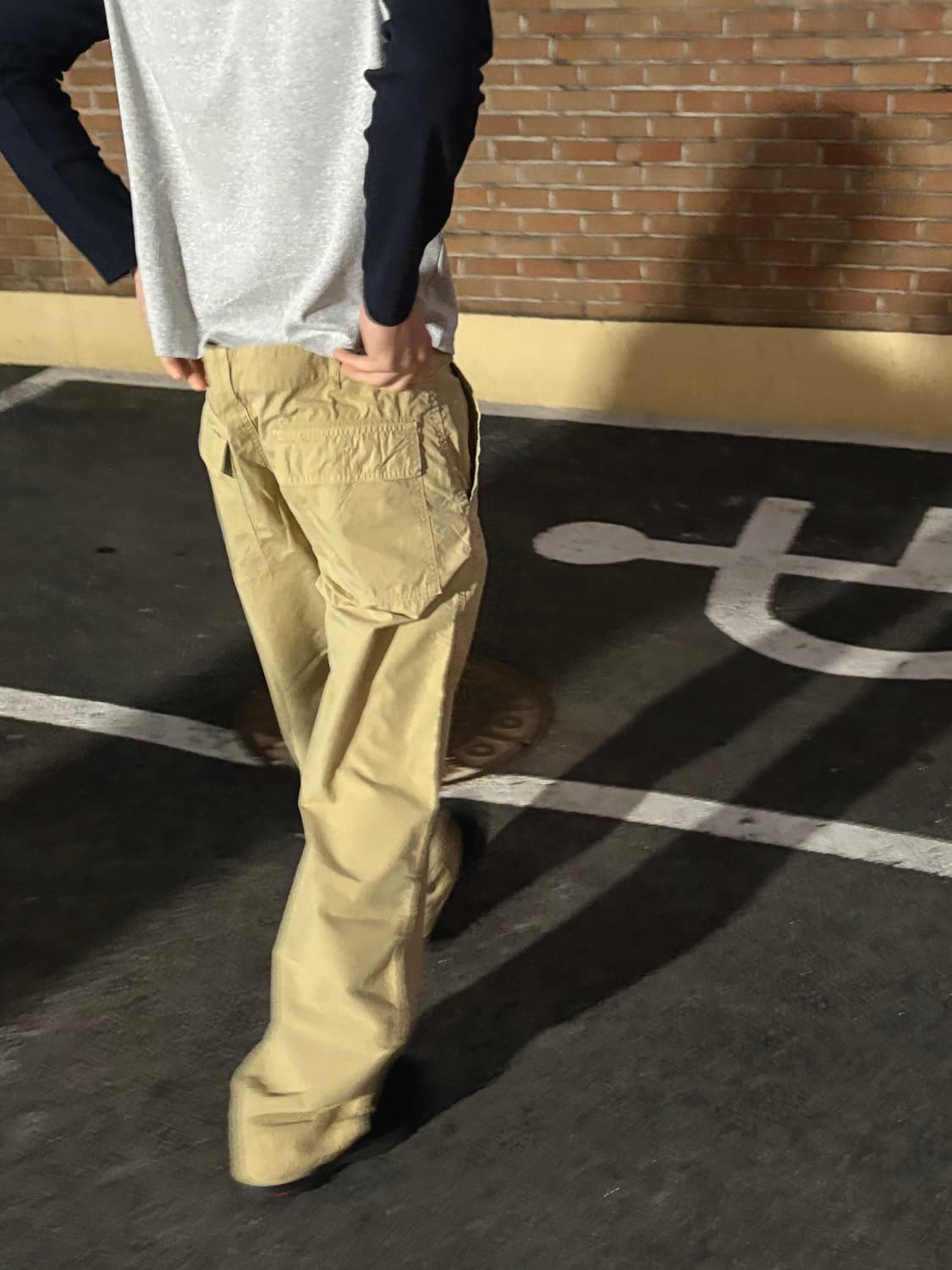 MHL 마가렛 호웰 카키 베이지 유틸리티 팬츠 상품이미지1