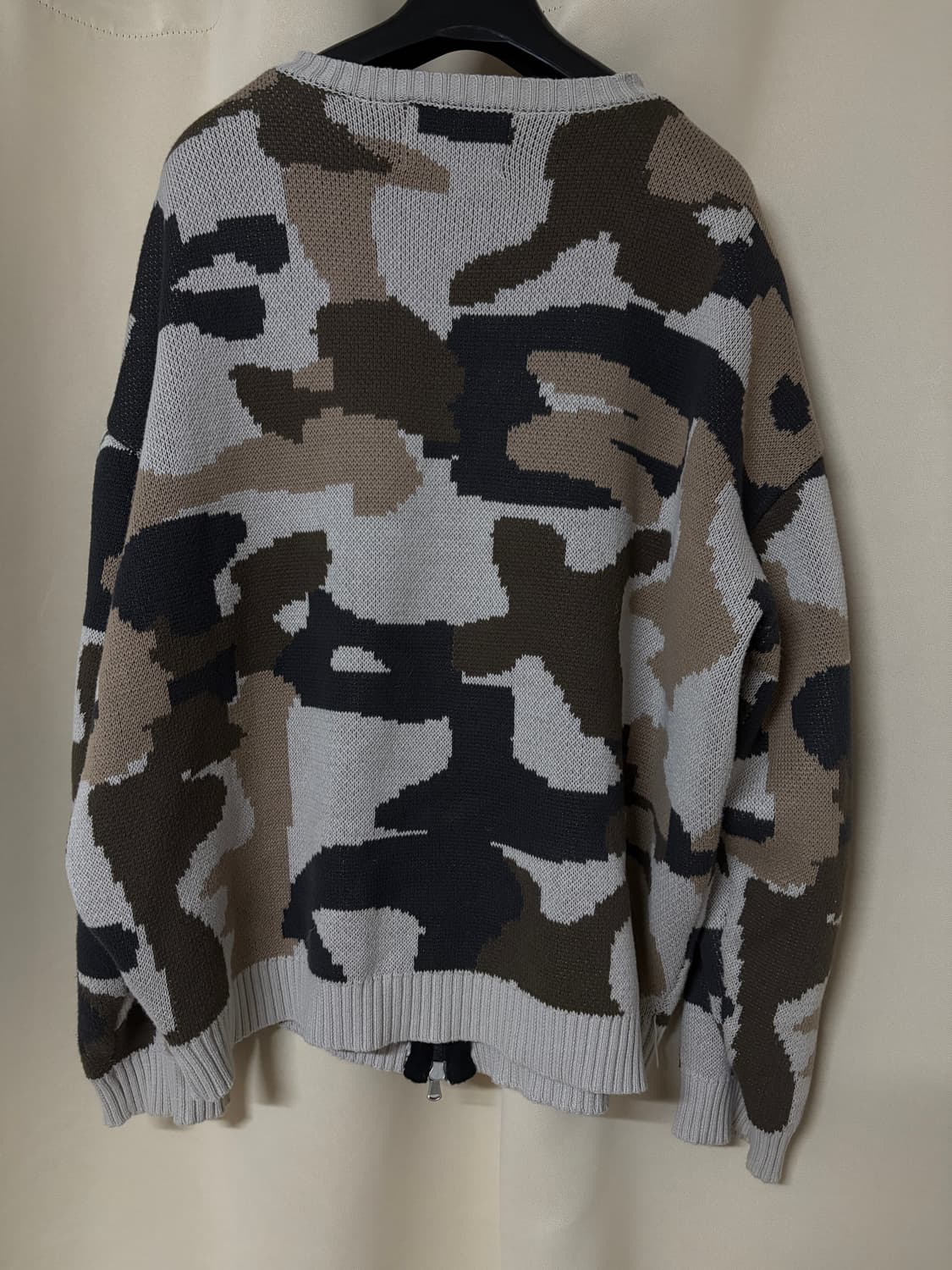 엑스톤즈 카모 가디건 상품이미지2