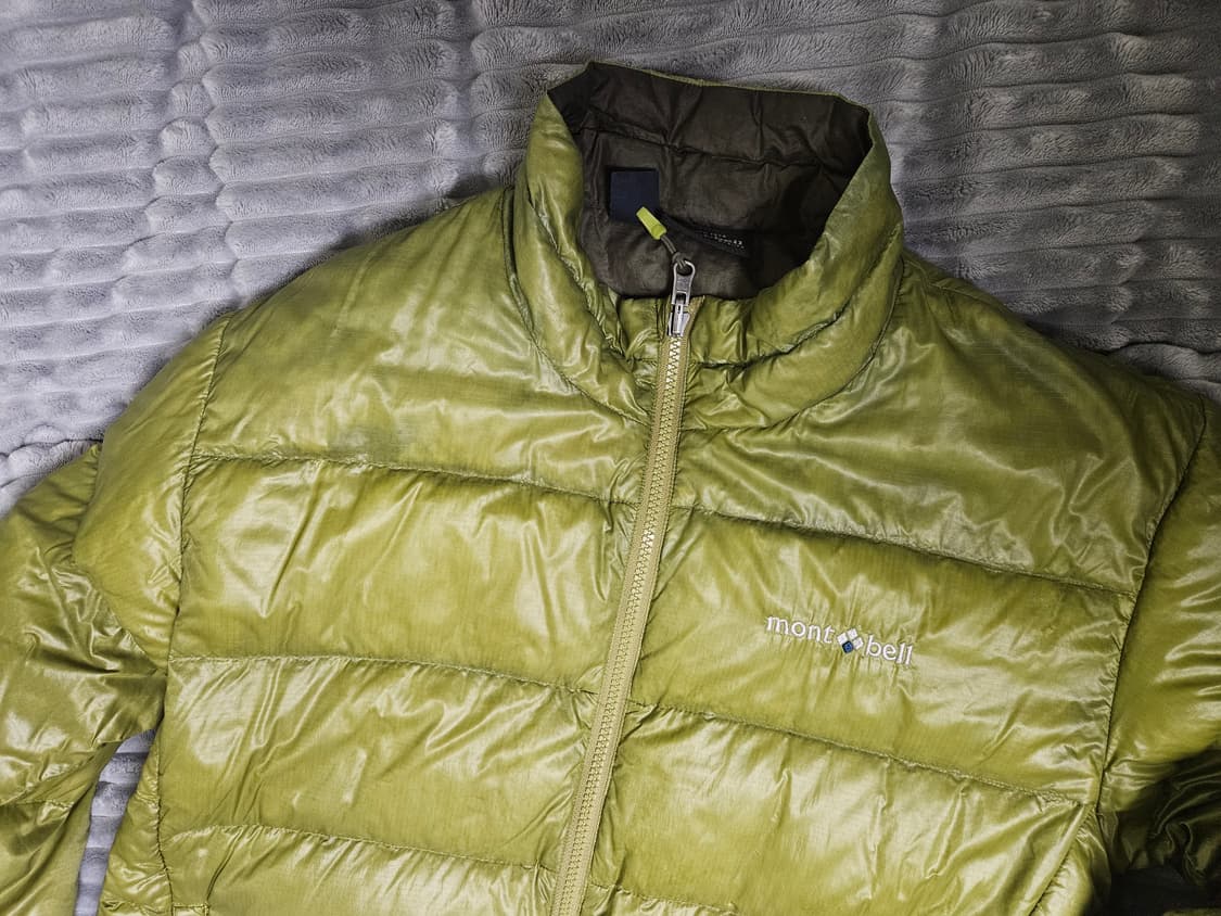 [L] 몽벨 800FP 퍼텍스 논후드 다운 경량 패딩 점퍼 상품이미지6