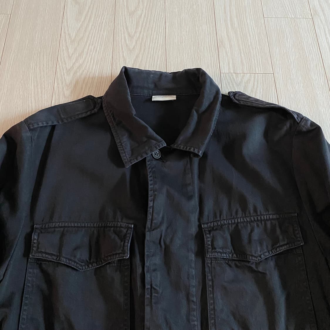 [52] 드리스 반 노튼 밀리터리 크롭 코튼 자켓 상품이미지3