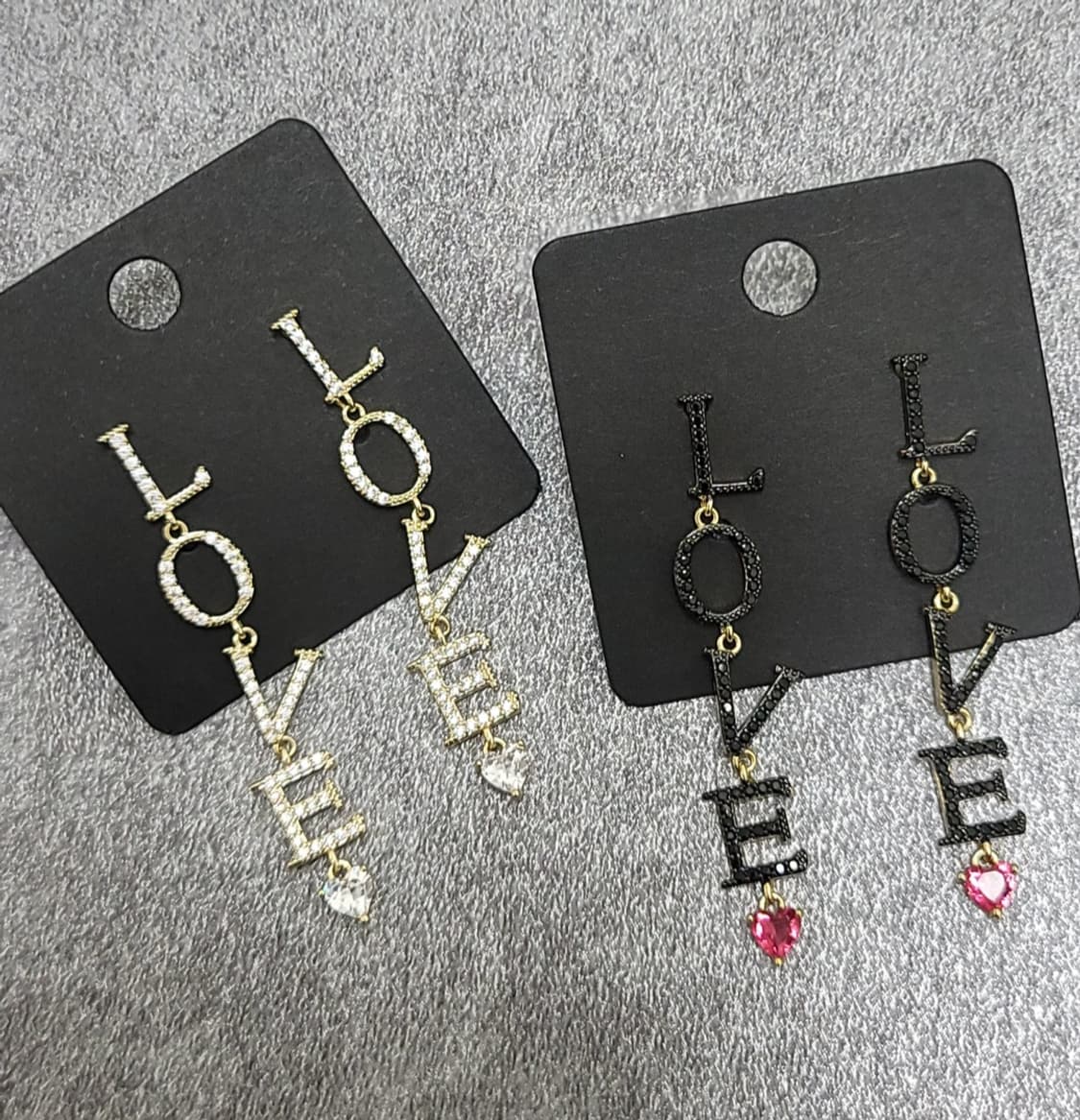 LOVE earrings set 상품이미지1