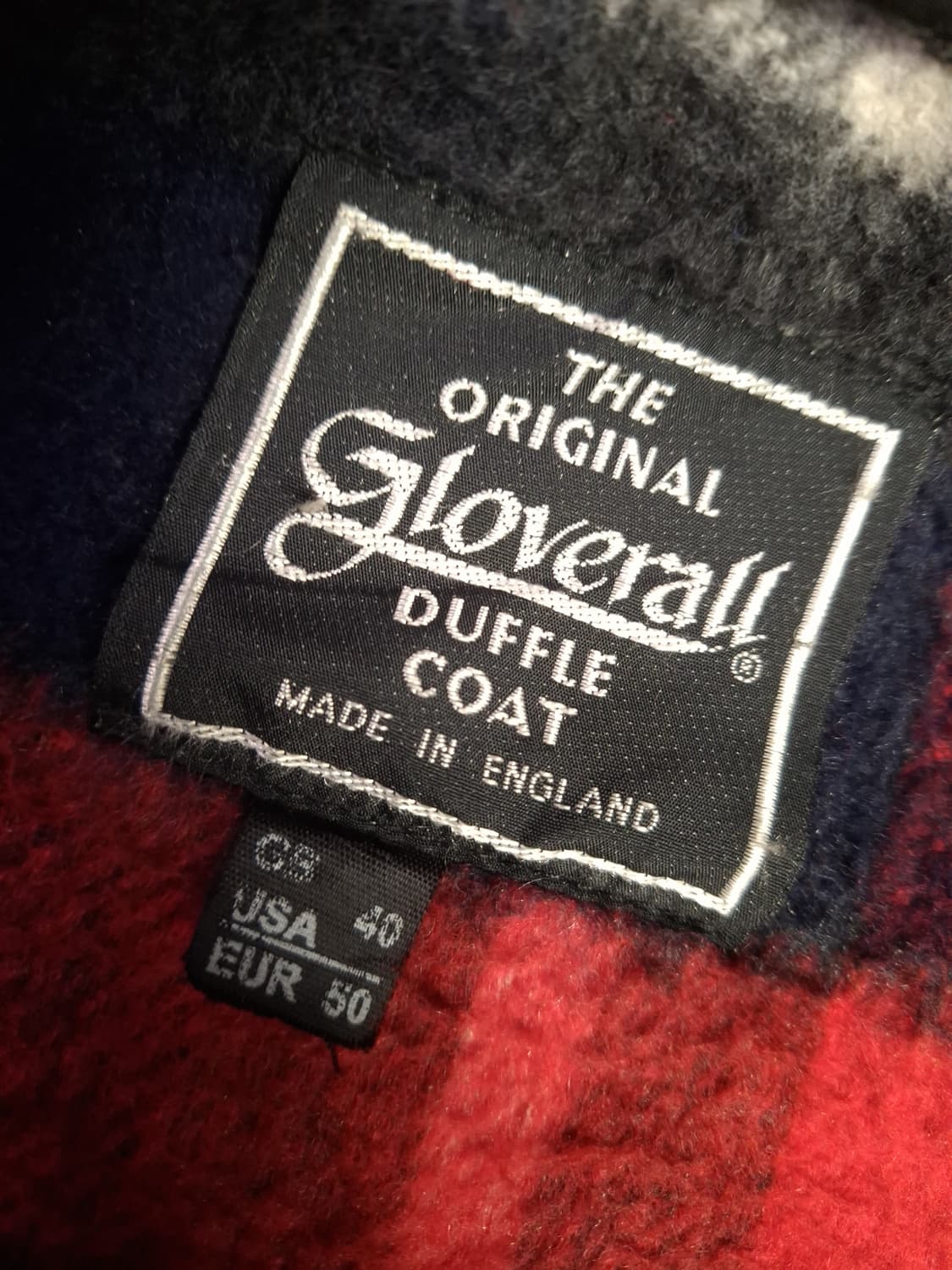 오리지날 영국제조 글로버올 울 더플 코트 상품이미지4