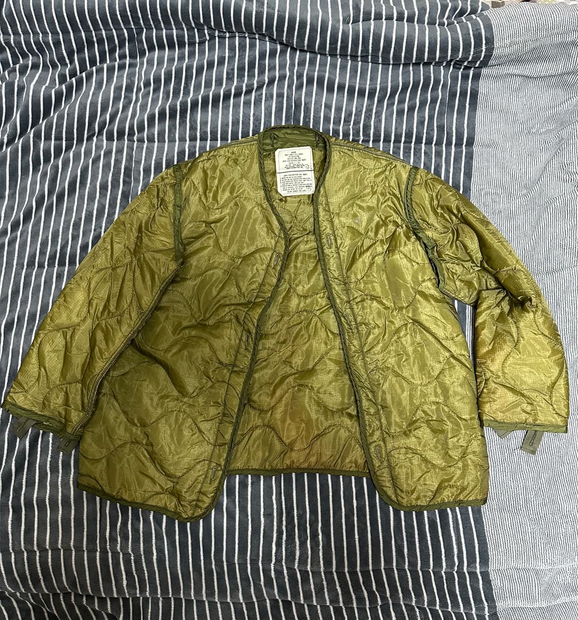 M65 필드자켓 3세대 미듐롱 민트급 라이너포함 상품이미지9