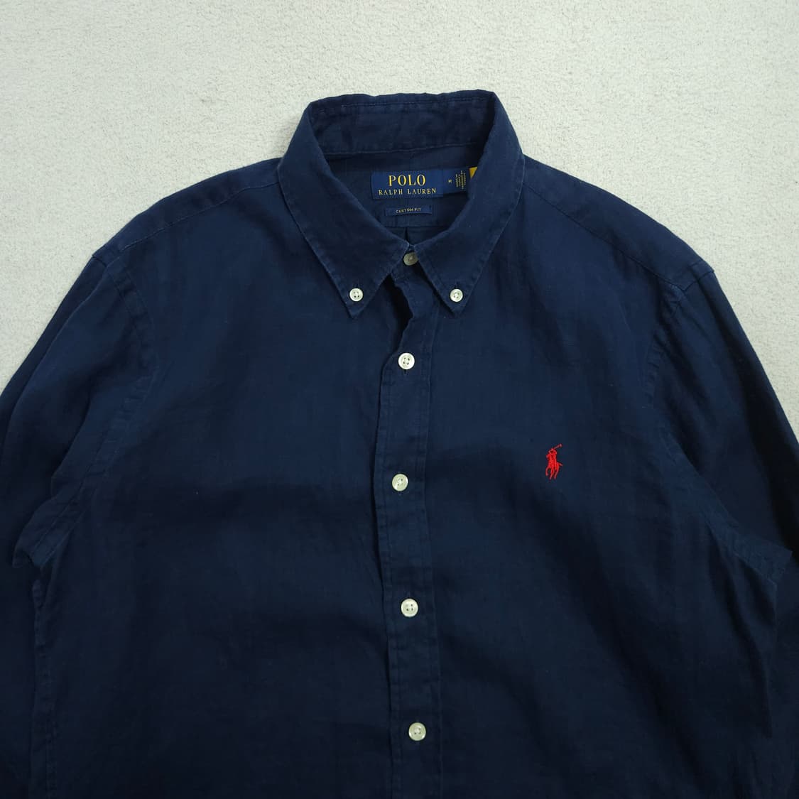 폴로 랄프 로렌 신형 QR 린넨 셔츠 M 상품이미지4