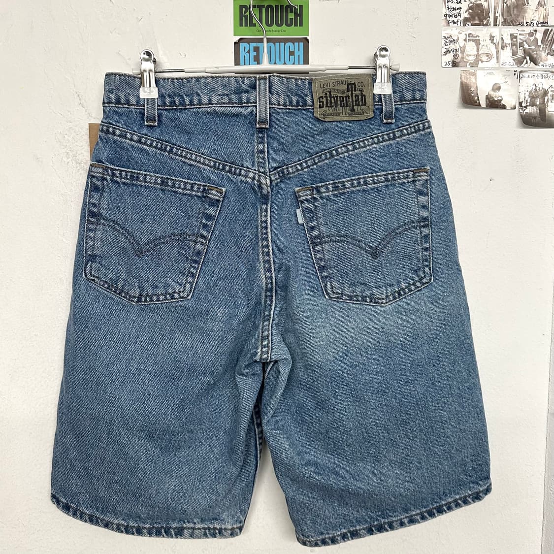 90’s 리바이스 실버탭 원턱 데님쇼츠 상품이미지6