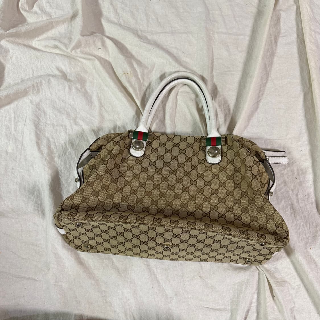 빈티지 구찌 캔버스 숄더백  상품이미지2