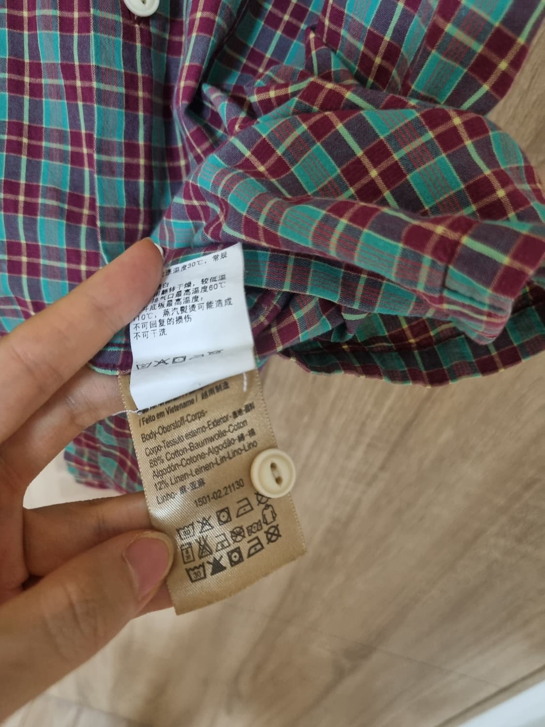 스카치앤소다 체크 반팔셔츠  상품이미지7