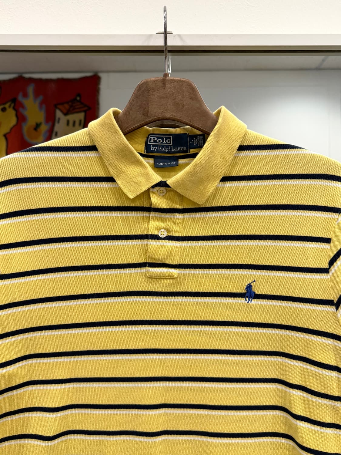 00s Polo RL 폴로 랄프로렌 스트라이프 pk 반팔 티셔츠 상품이미지3