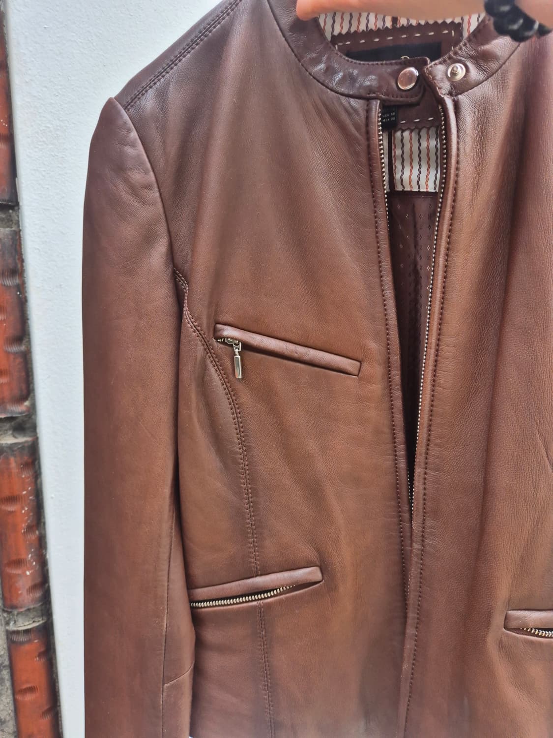 마시모두띠 여성 가죽 자켓입니다 상품이미지4