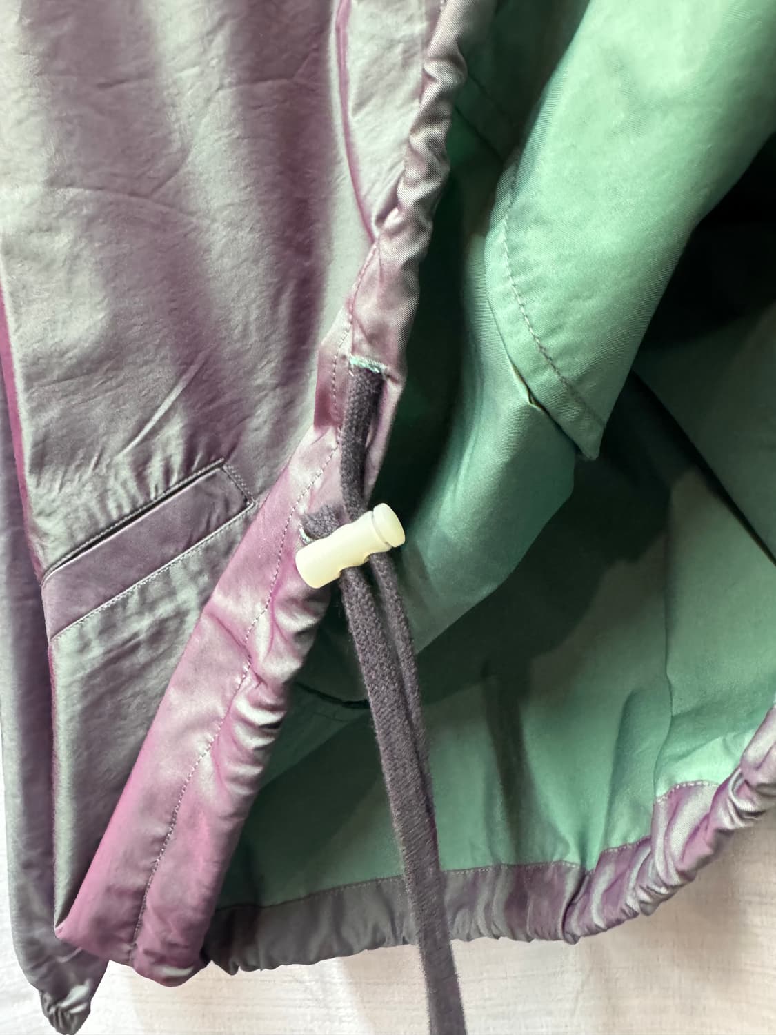 피어오브갓 에센셜 이리데슨트 나일론 하프집업 아노락M(3XL) 상품이미지4