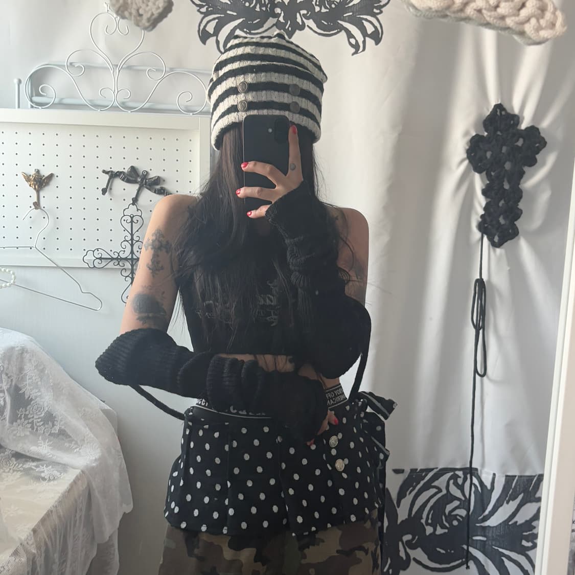 • Stripes Napoleon Burton Beanie 상품이미지2