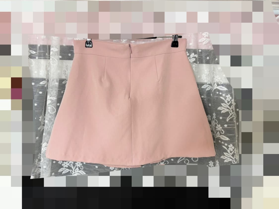 연핑크 A라인 스커트 M사이즈/새거수준 상품이미지3
