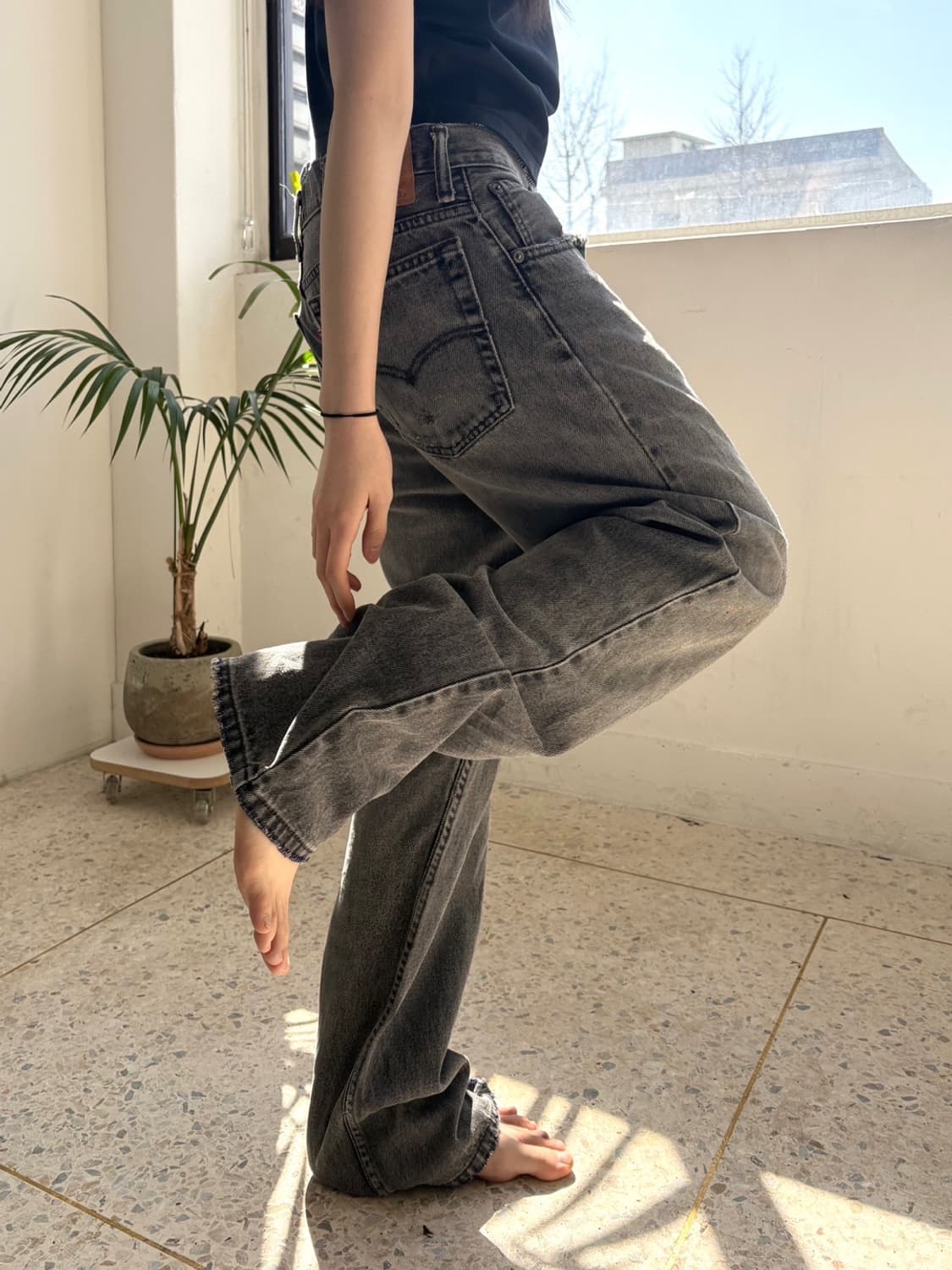 리바이스 505 흑청 상품이미지2