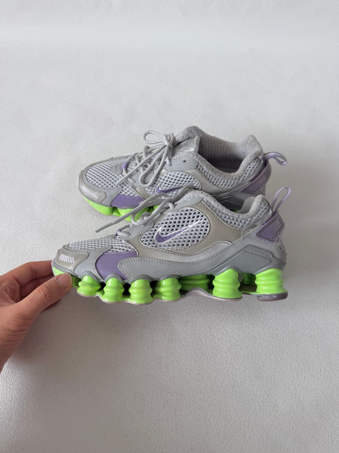 [240]나이키(NIKE) 샥스 노바 그린퍼플 상품이미지1