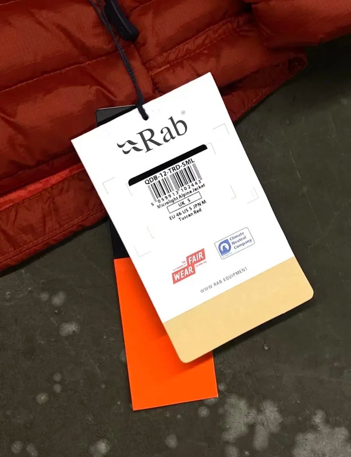 랩( Rab) 마이크로라이트 알파인 경량패딩 새상품 S 상품이미지4