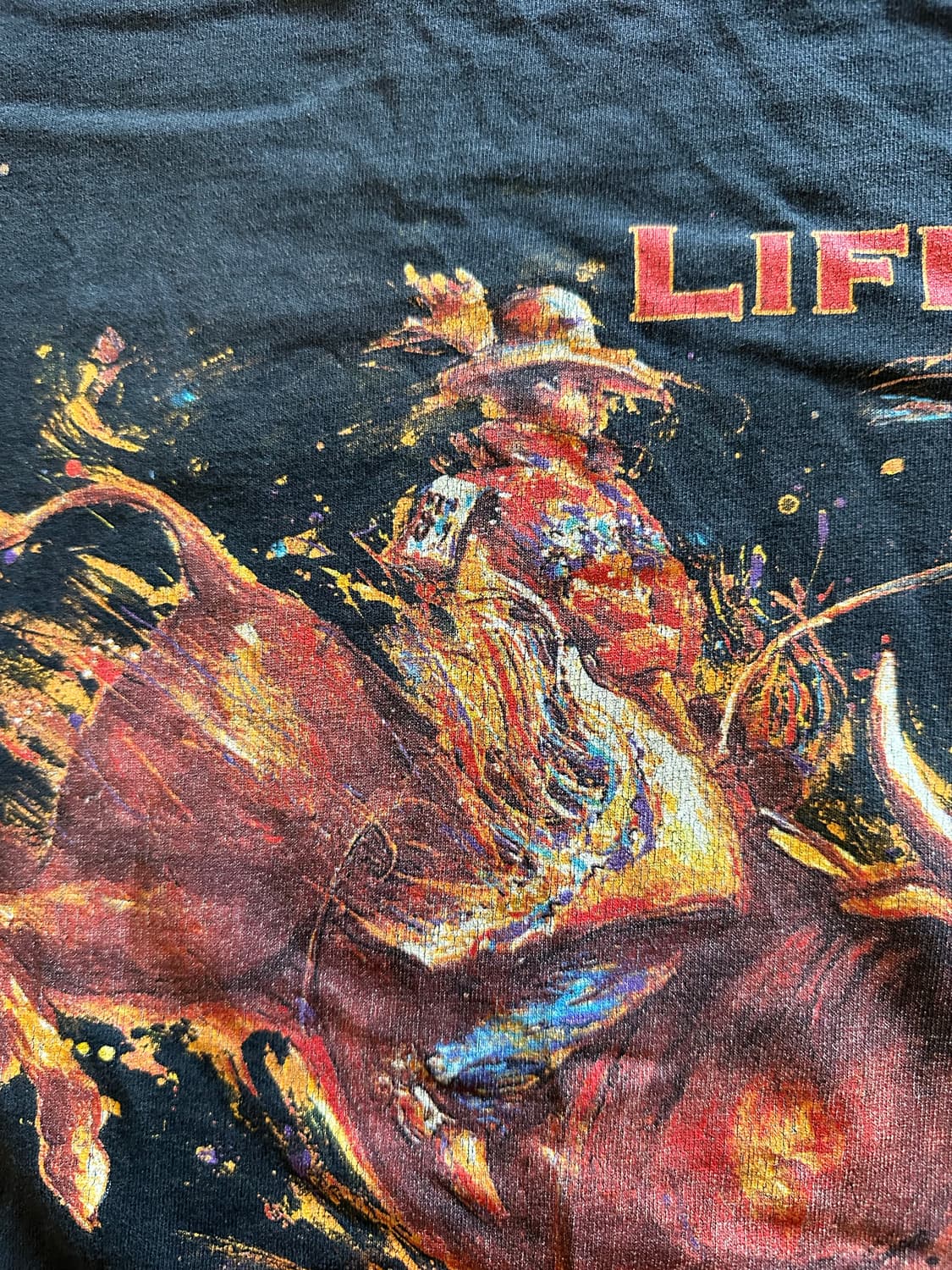 00s 카우보이 로데오 아트웍티 -XL 상품이미지4