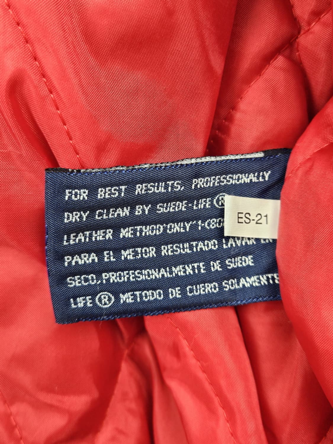 프로플레이어 NHL 뉴저지 데블스 레더 봄버 자켓 ( L )/ 10187 상품이미지8