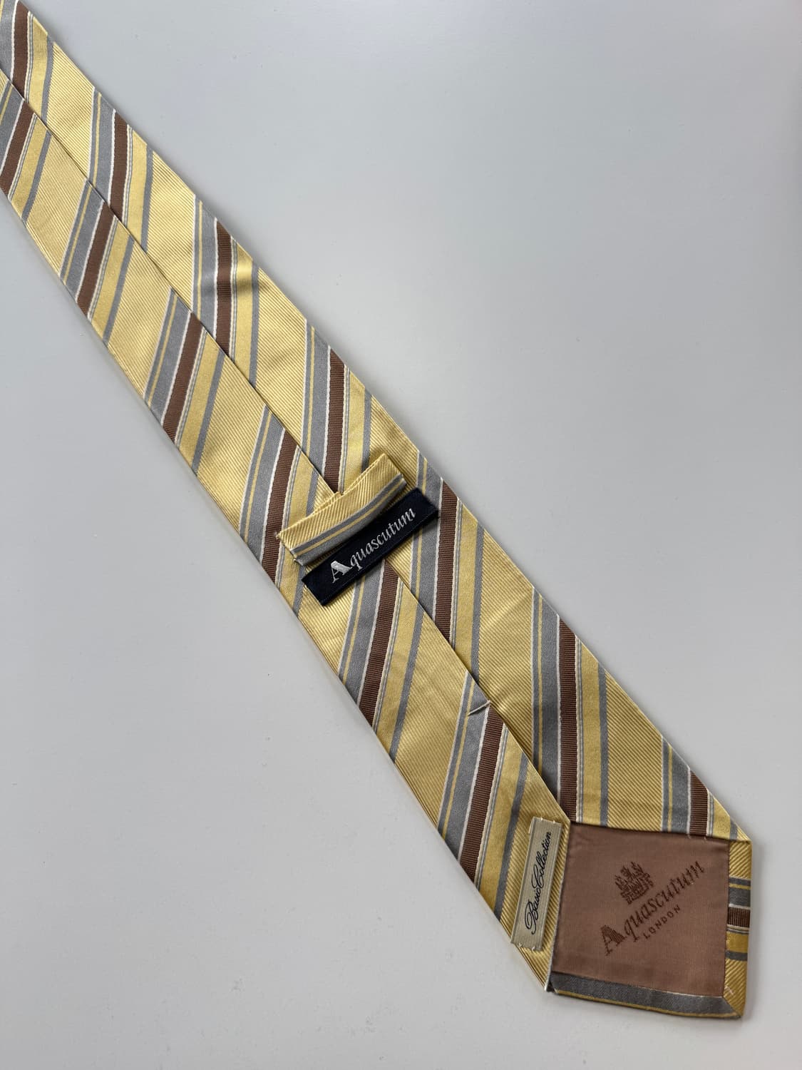 아쿠아스큐텀(Aquascutum) 실크 넥타이 9cm 상품이미지3