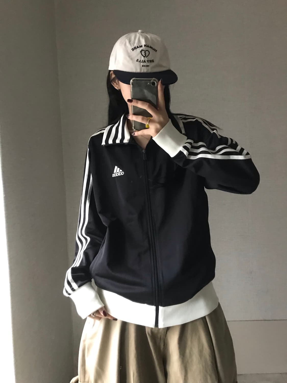 아디다스 블랙 스트라이프 져지 상품이미지1