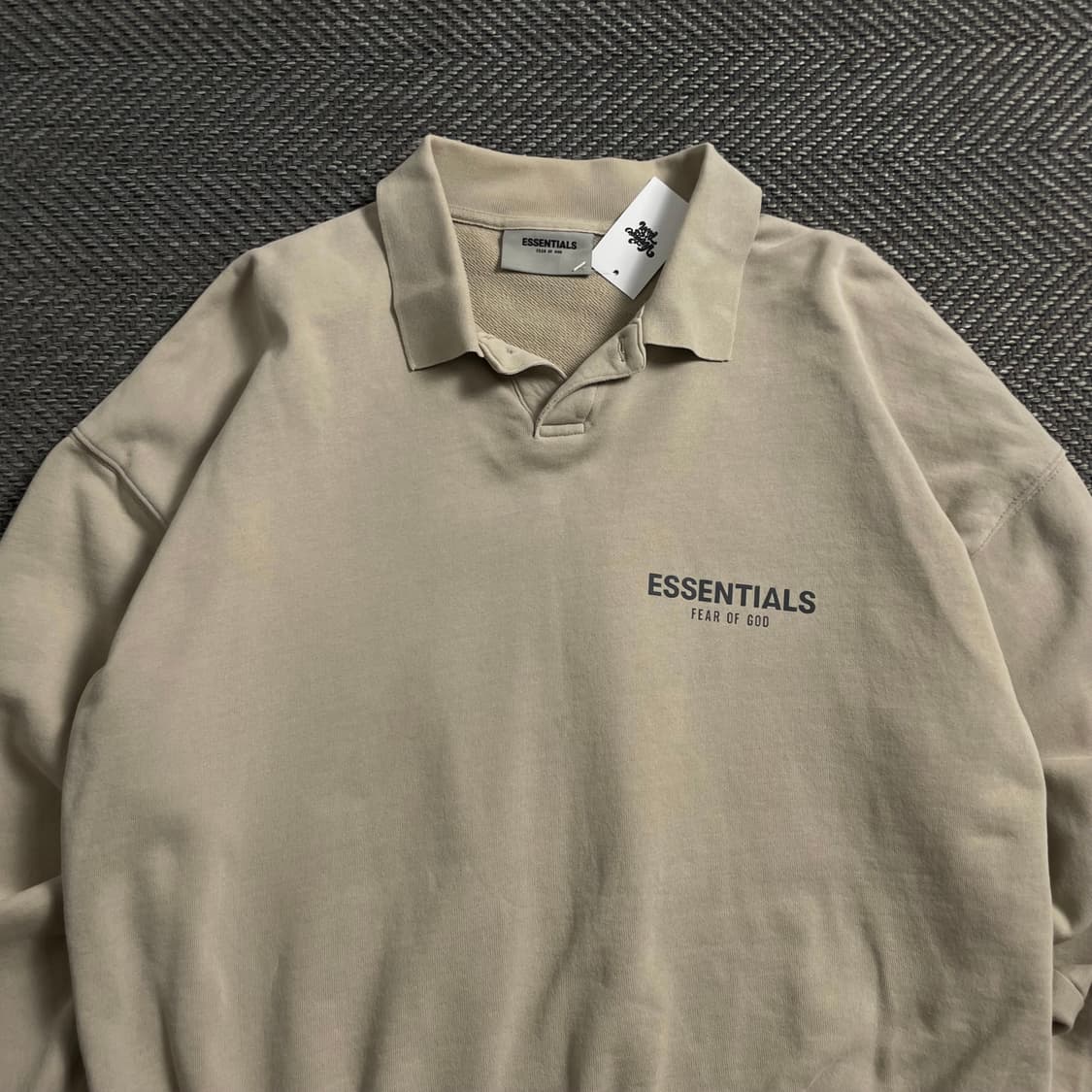 피어오브갓 에센셜 빅로고 박시핏 크림 롱 슬리브o 4142 상품이미지4