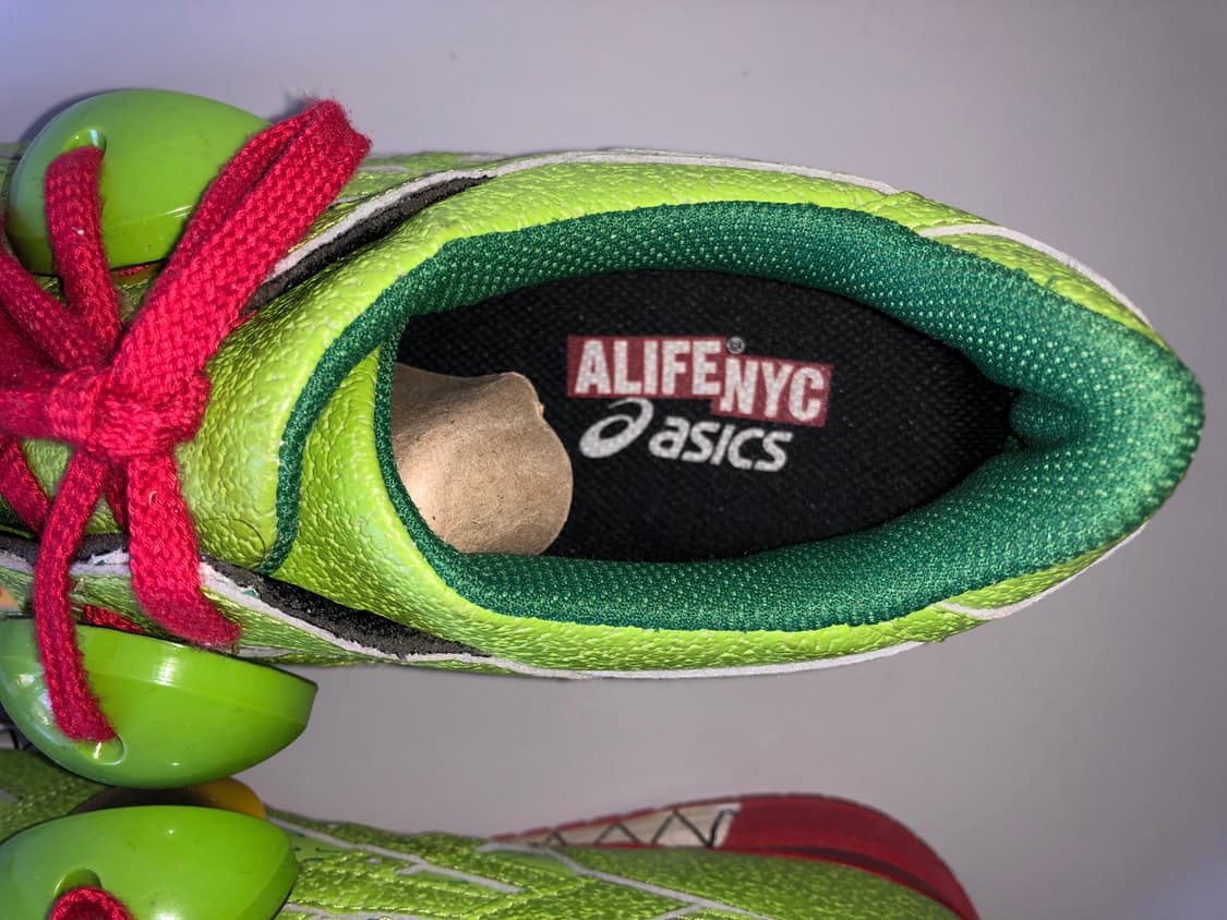 아식스 Asics X ALIFE 젤 라이트 III 그린 몬스터 275 상품이미지9