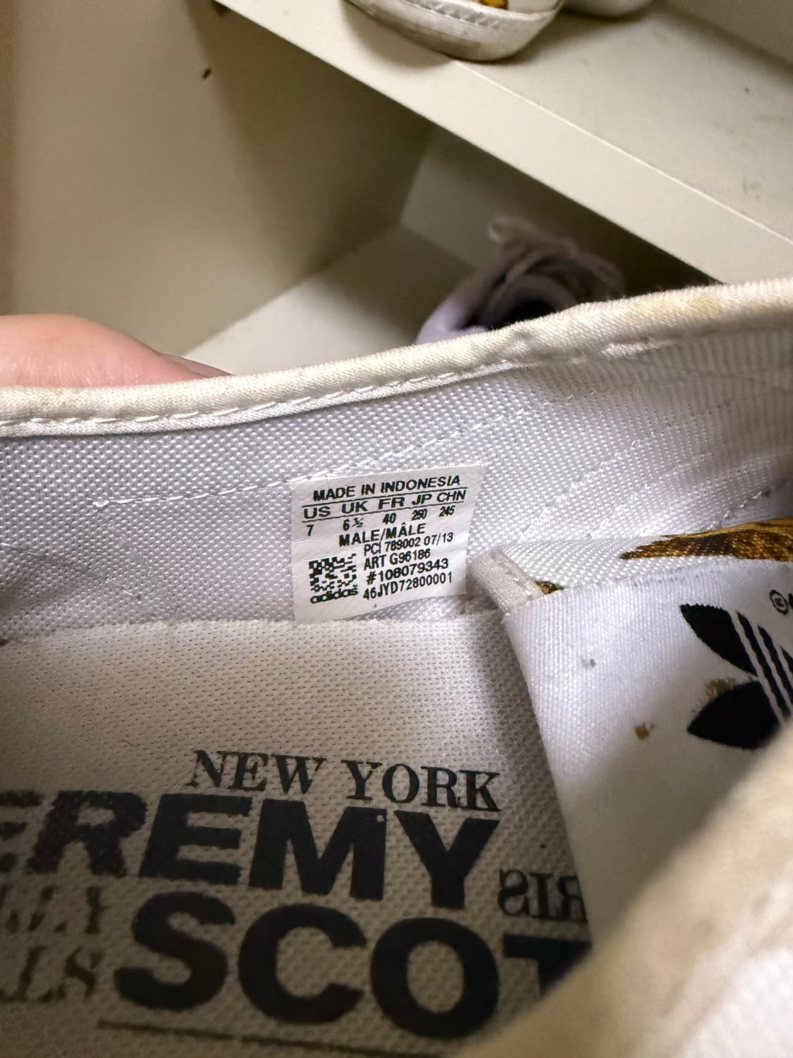 250 / 제레미스캇 아디다스 천사프린팅 스니커즈 상품이미지7