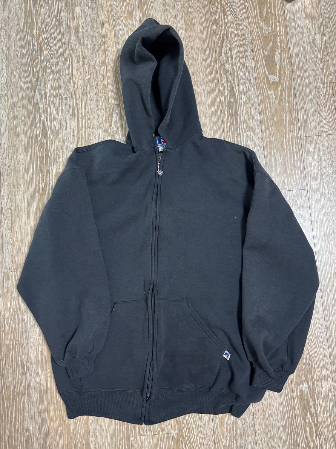 (Xl,usa) Russell Athletic 블랙 후드집업  상품이미지1