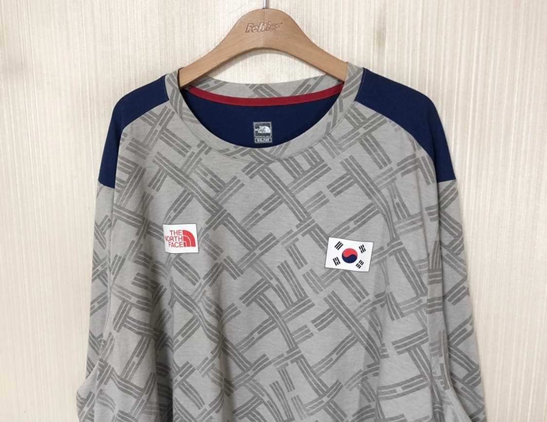 노스페이스 팀코리아 리우올림픽국대 빅사이즈 티셔츠 8XL(140) 상품이미지6