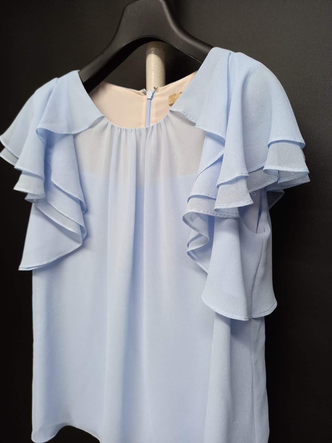 미니엄 쉬폰 러플 블라우스 55 상품이미지4