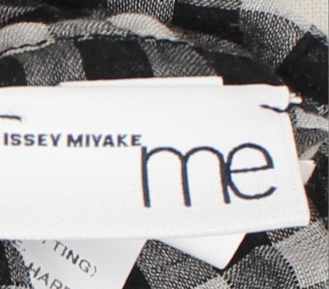 이세이미야케 깅엄체크 콜리플라워 탑 블라우스 상품이미지3