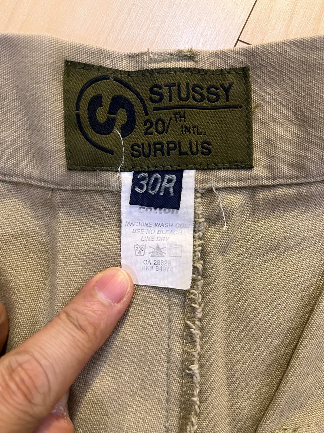 00s usa 스투시 Stussy 카고 팬츠 상품이미지5