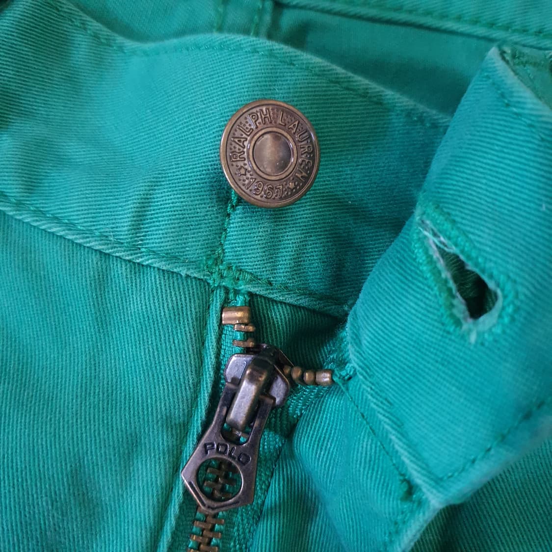 폴로 랄프로렌 그린칼라 코튼 팬츠 상품이미지3