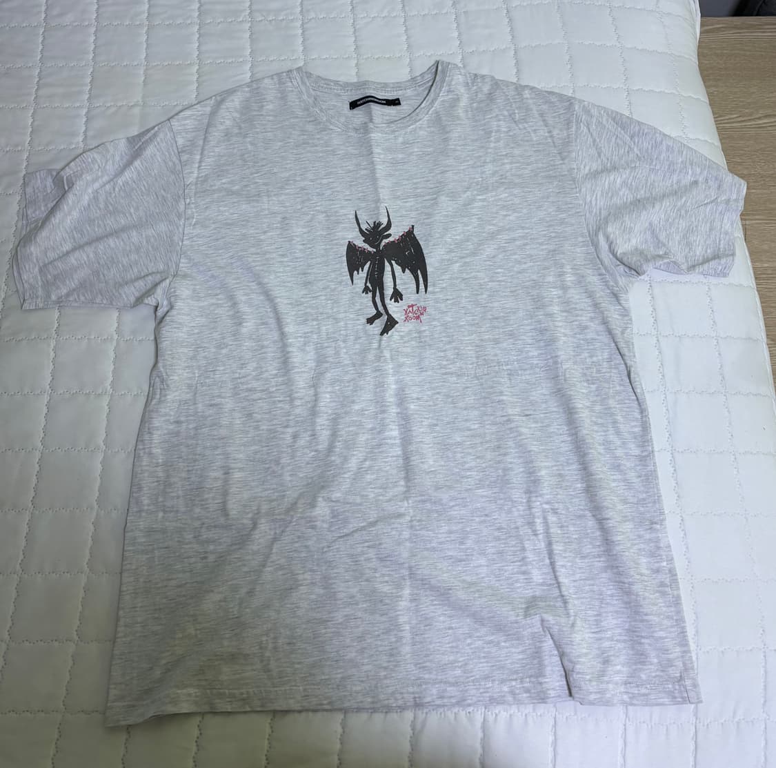 해칭룸 데빌티 Devil Tee 1/2 1% M.Grey 상품이미지2