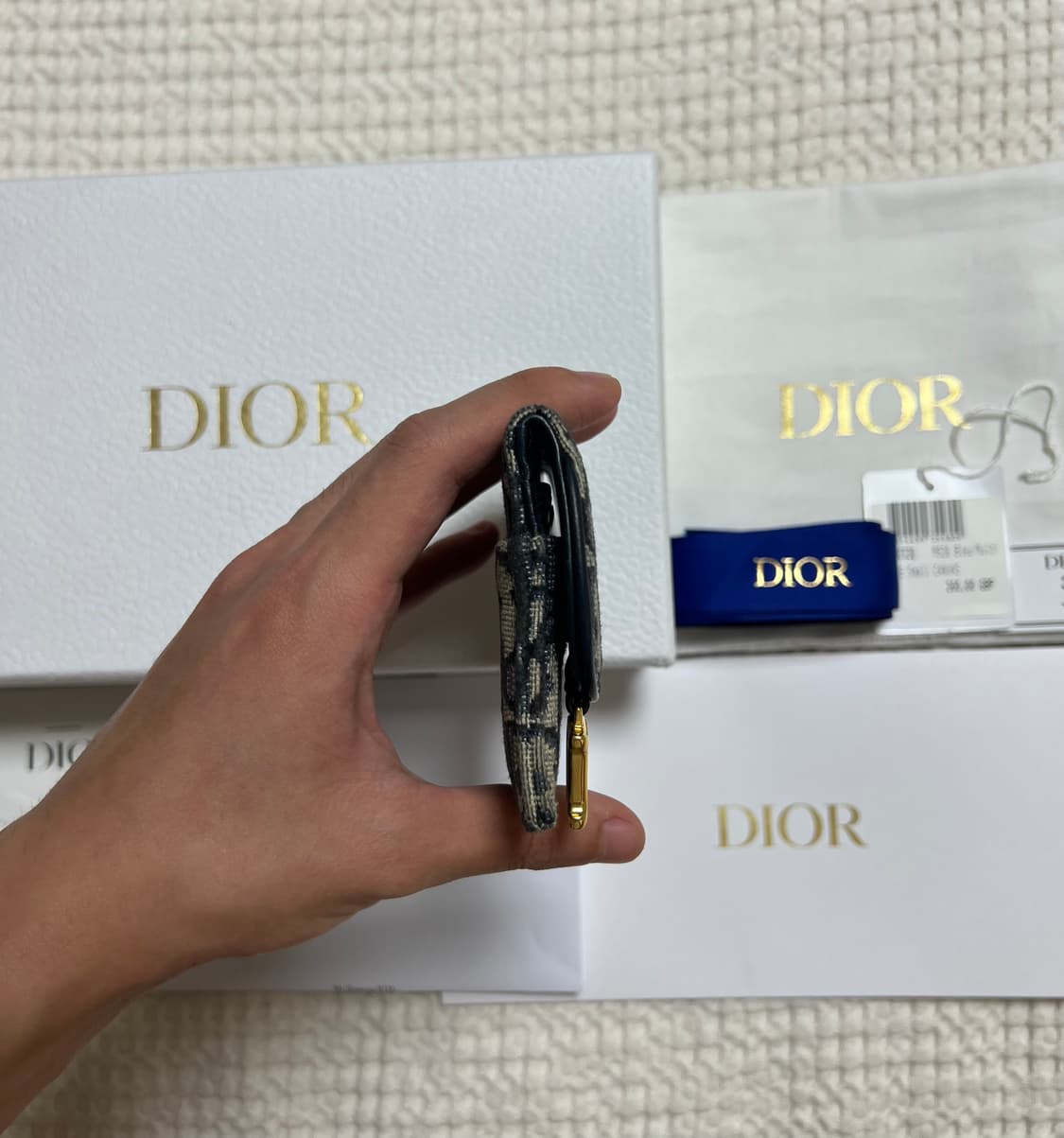 (풀구성) 디올 오블리크 새들 카드지갑 상품이미지5