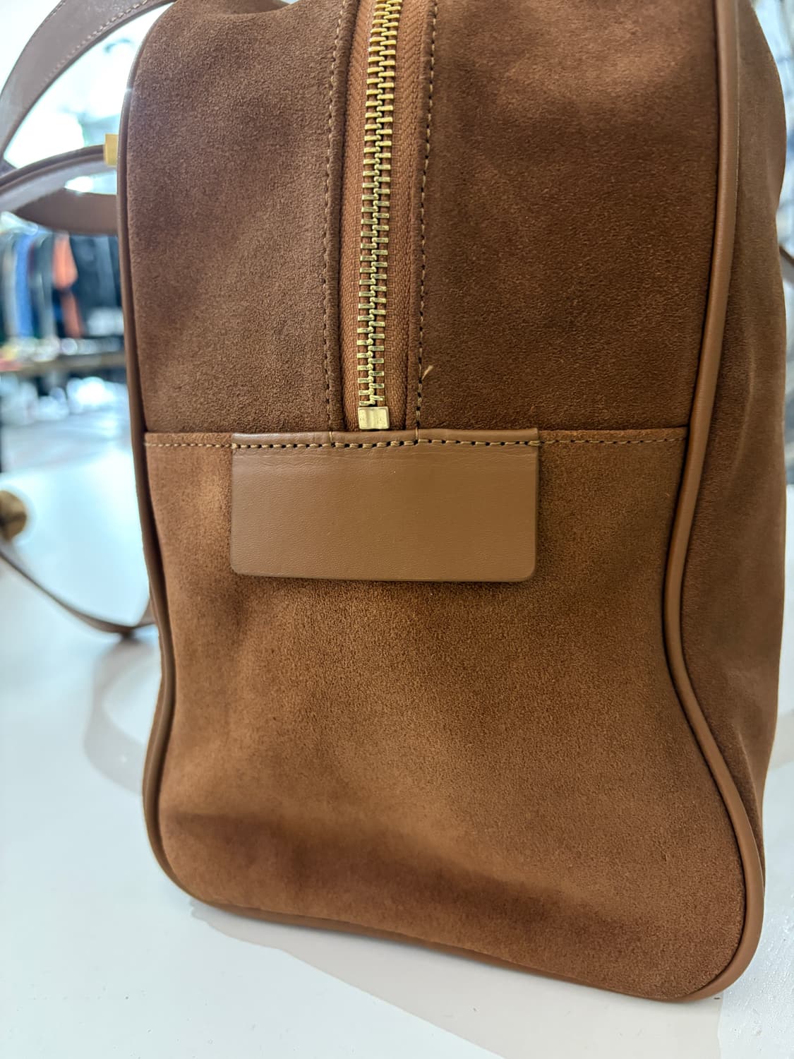 TTF✳️AHNI 리얼 스웨이드 보스턴백 상품이미지7