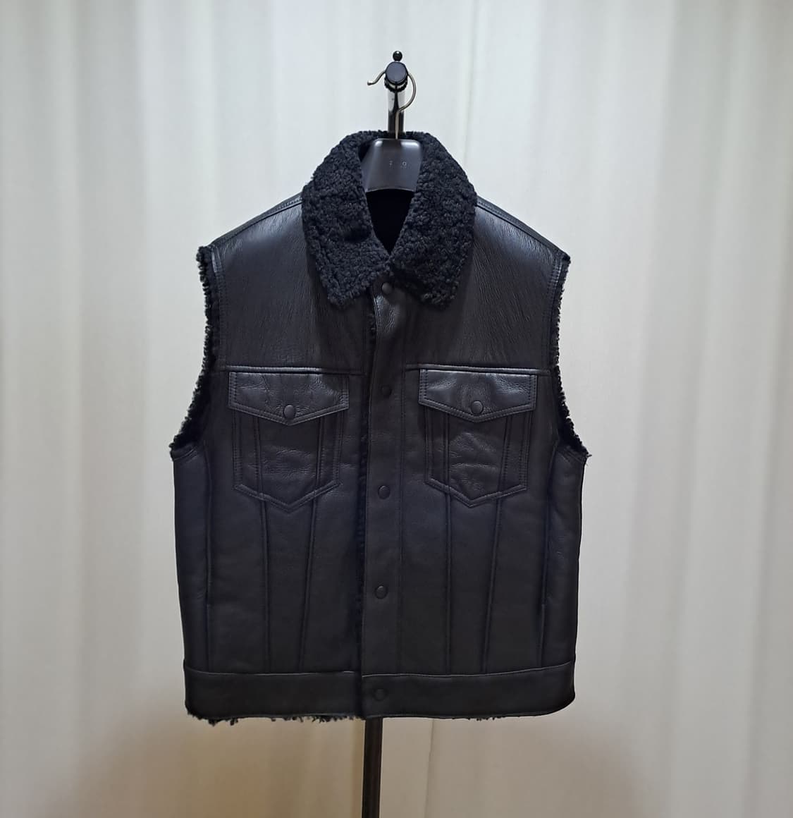 (택포) 더일마 양가죽 무스탕 베스트 F A914 상품이미지1