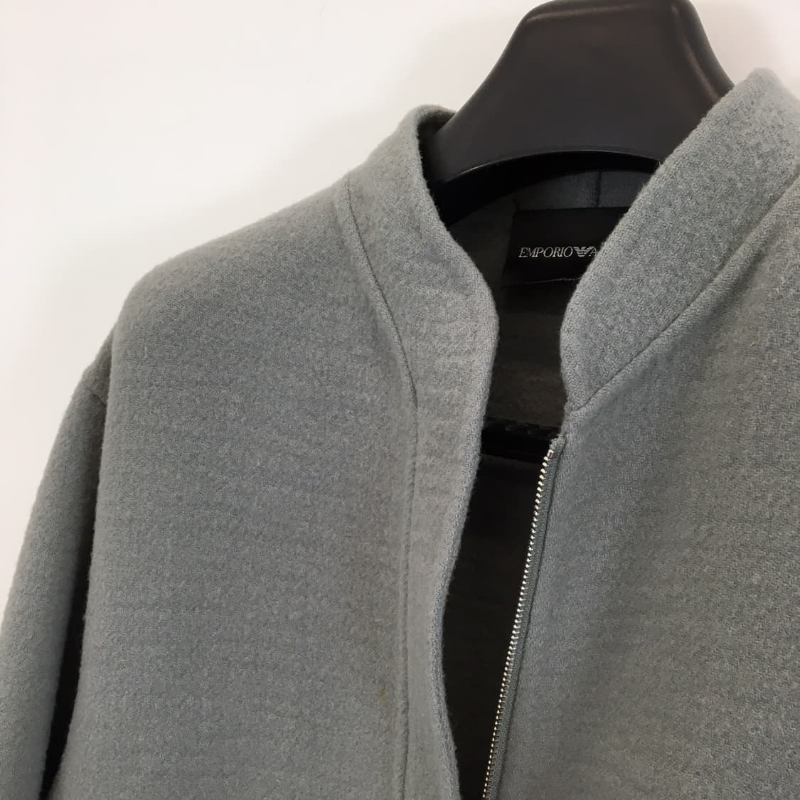 엠포리오아르마니 그레이 울 코트 66 오버 아웃포켓  상품이미지5