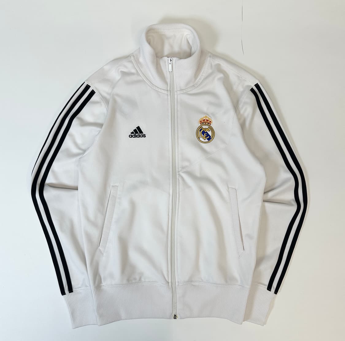 Adidas 레알 마드리드 화이트 져지 트랙탑 상품이미지2