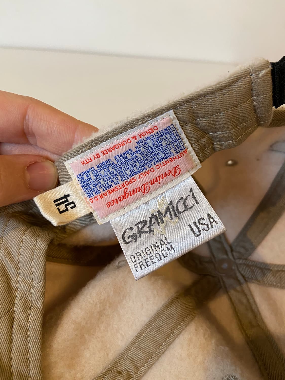 그라미치 x denim dungaree 플리스 캠프캡 상품이미지6