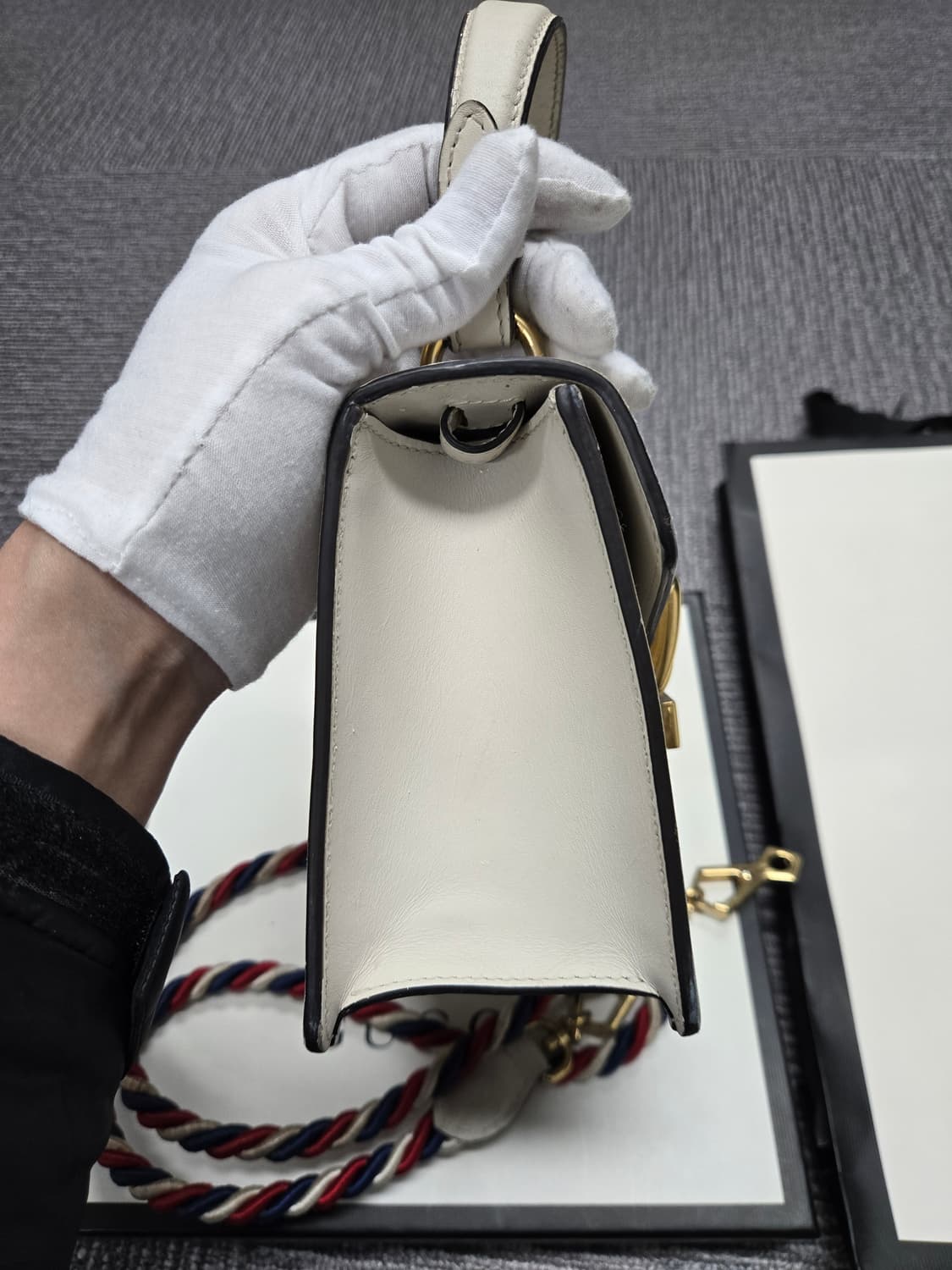 [특가][정품]구찌 실비백 화이트 상품이미지4