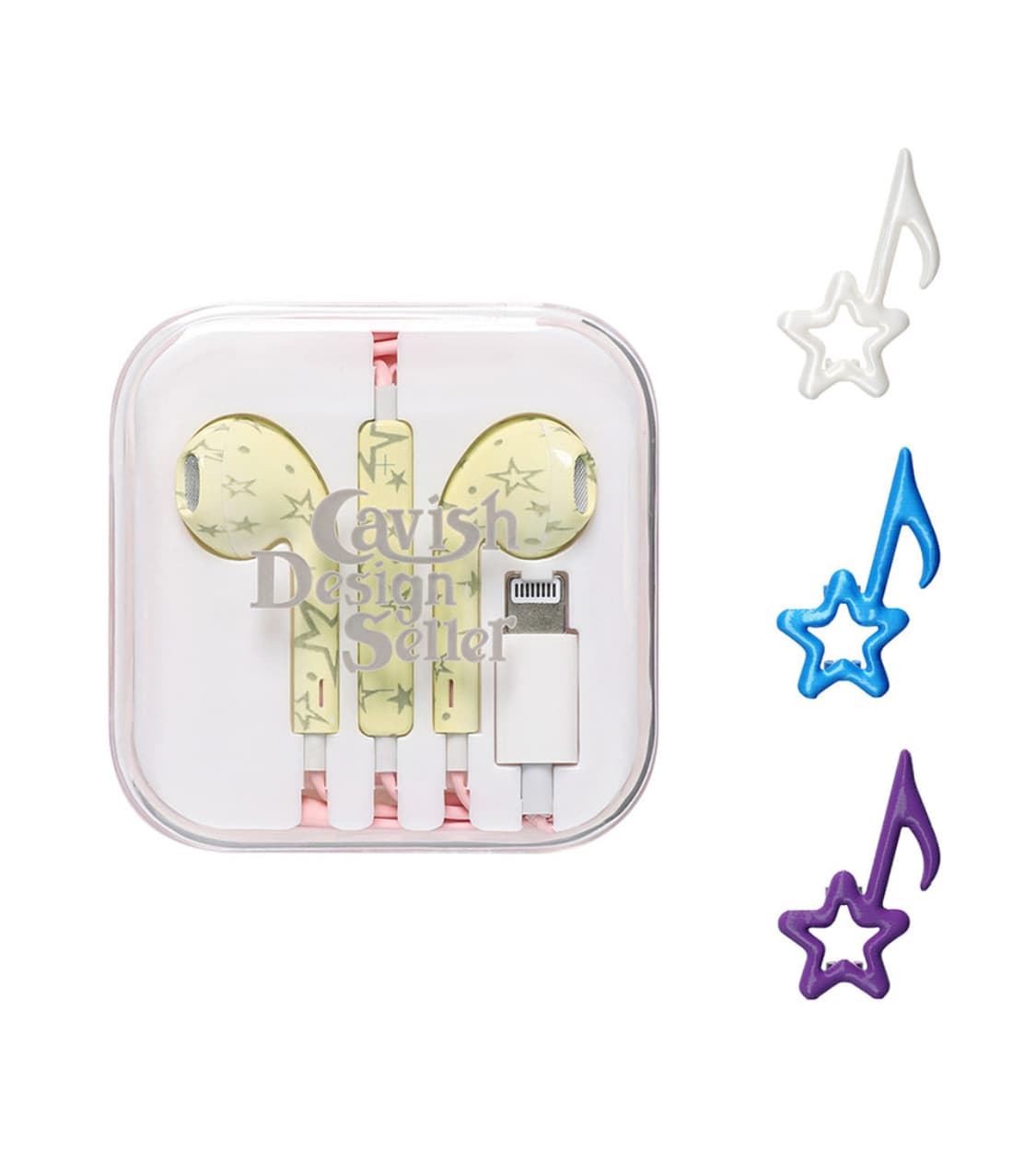 [PARTS SET] 카비시X규린 라이트닝 이어폰 새상품 상품이미지1