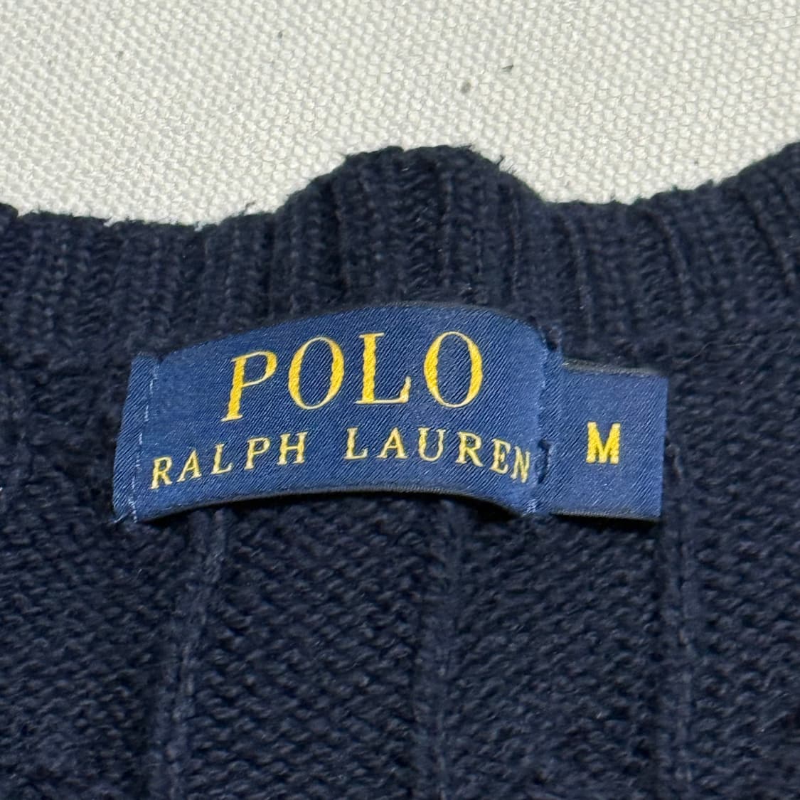 Polo Ralph Lauren 네이비 케이블 니트 상품이미지2