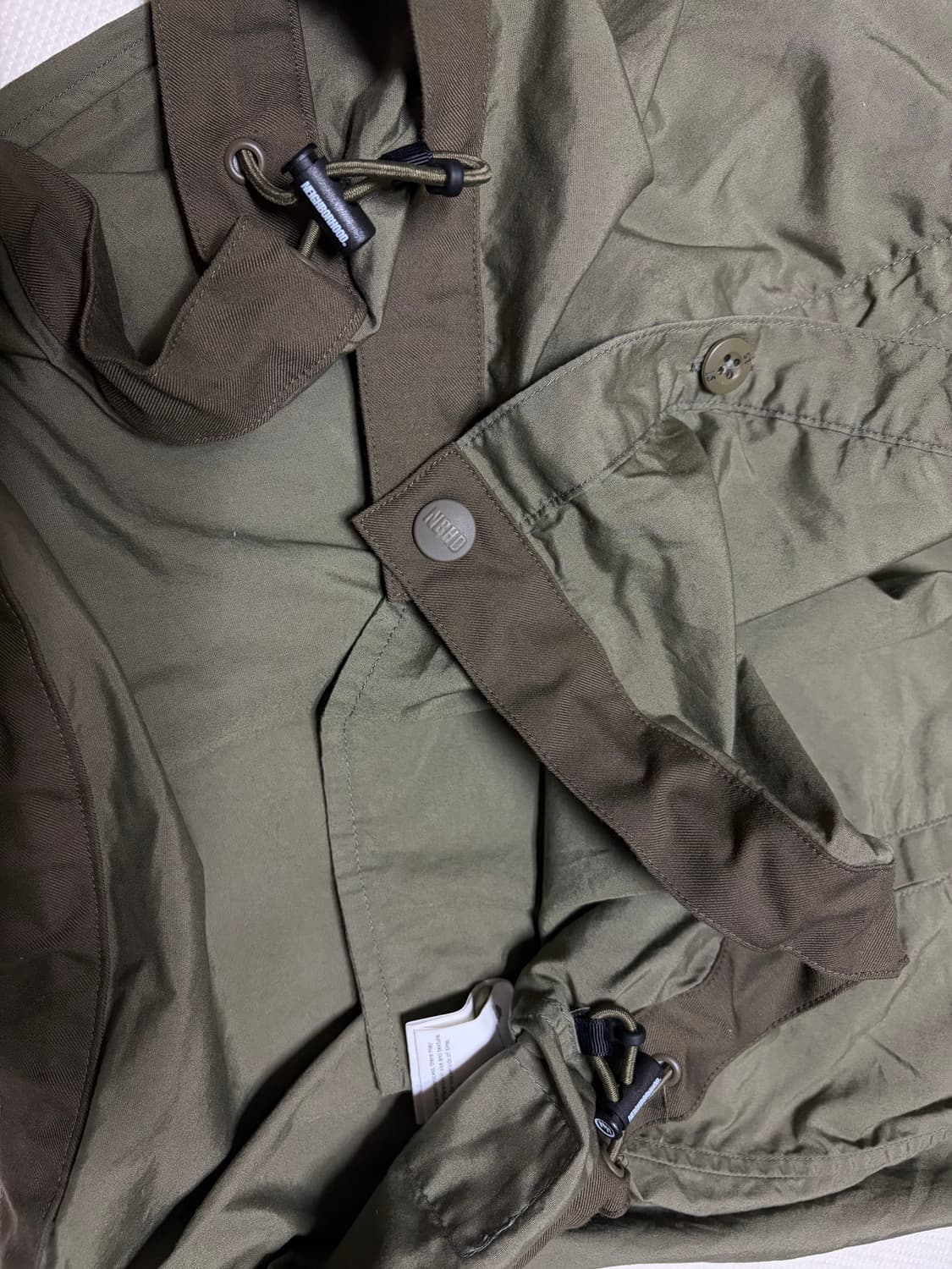 [L] 네이버후드 22SS / Shirts Blouson / Olive 상품이미지5