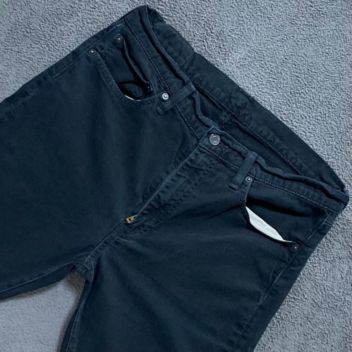 리바이스 510 블랙진 데님팬츠 W36 L34 상품이미지3